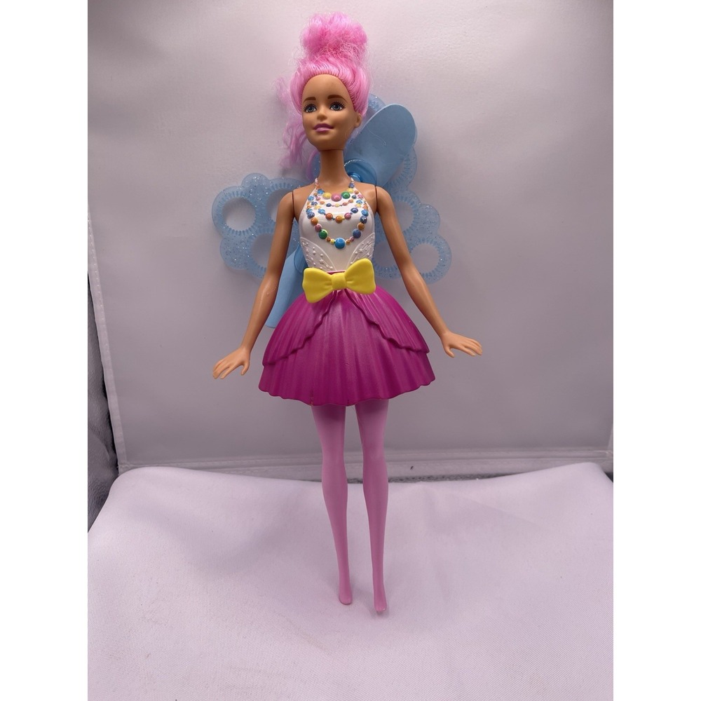Barbie Dreamtopia Bubbletastic Fairy Doll Pink Hair 2016 Mattel‎